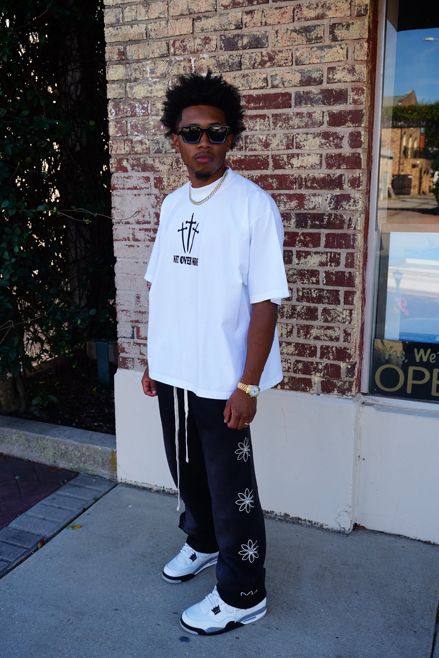 Black Blossom Sweats