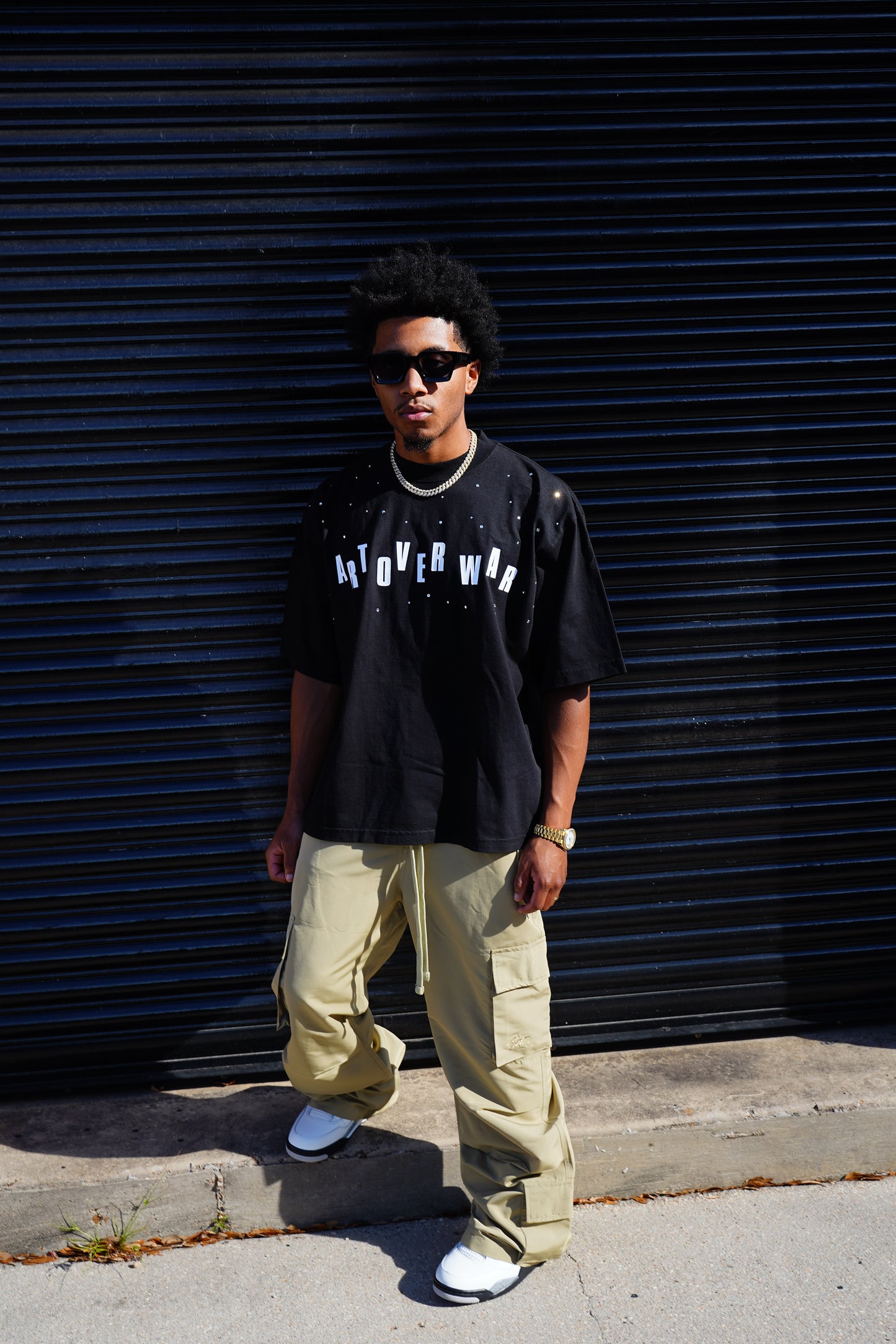 Radiant Rhinestone T-Shirt ( Black )