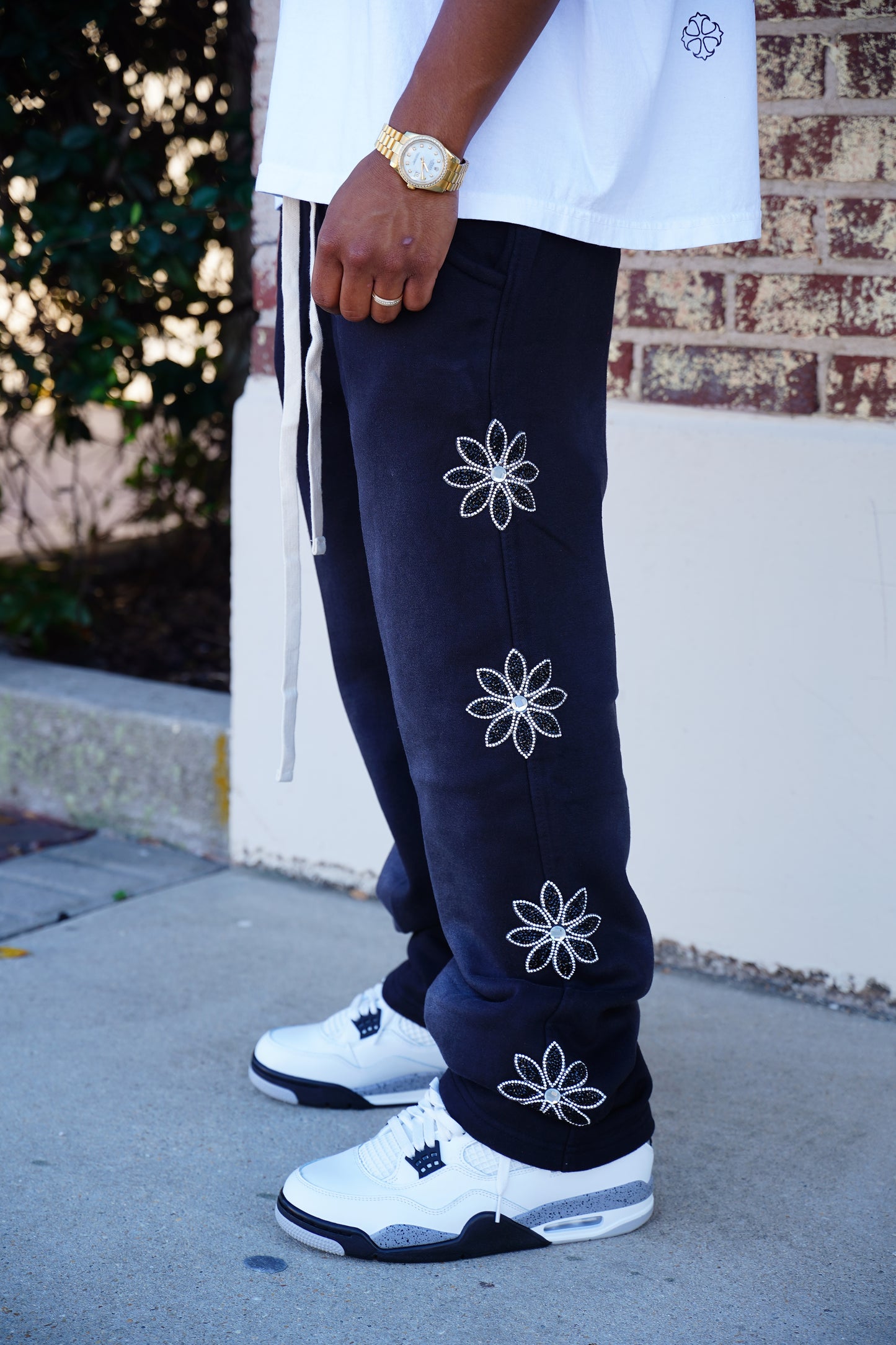 Black Blossom Sweats