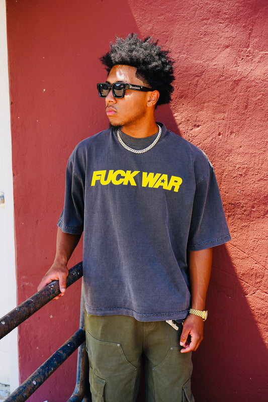 Fuck War Gold T-Shirt